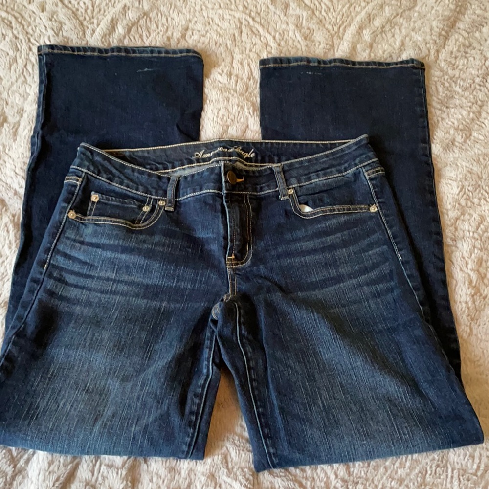 American Eagle jeans 14 long favorite boyfriend